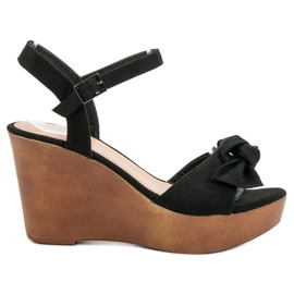 Cm Paris Sandalen mit Schleife schwarz