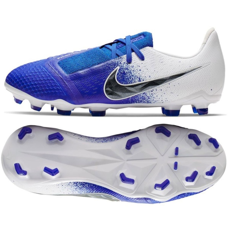 Nike Phantom Venom Elite Fg Jr AO0401-104 Fußballschuhe mehrfarbig blau