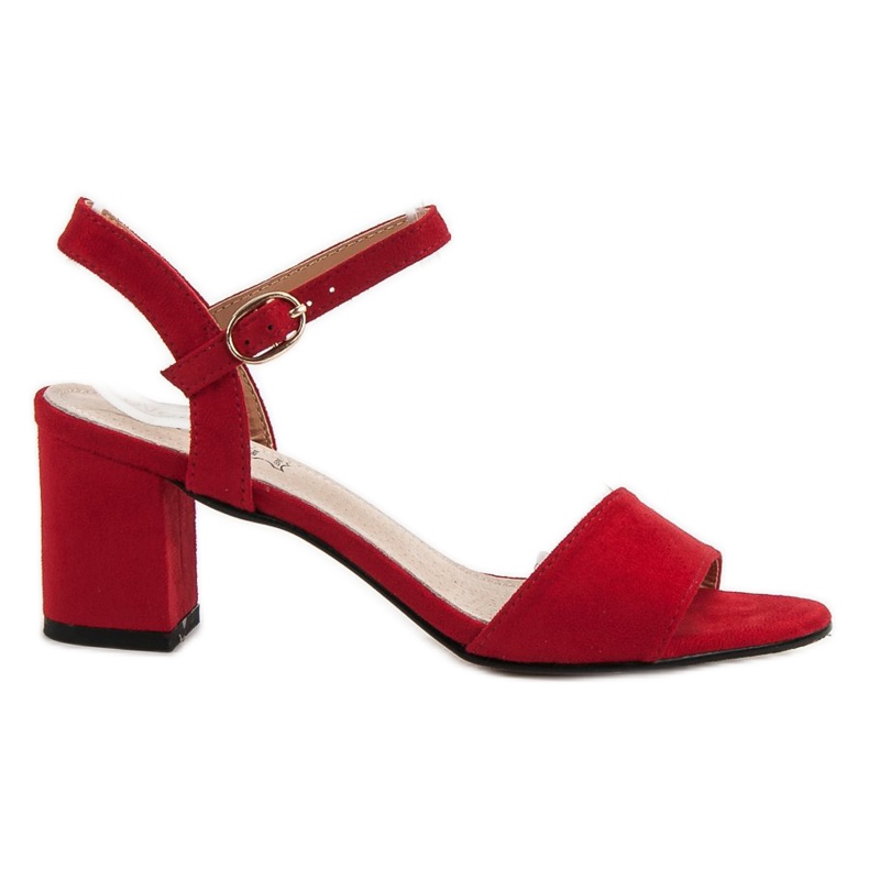 Evento Sandalen an einer Bar rot