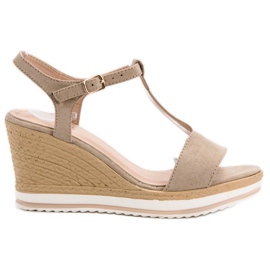 Anesia Paris Hellbeige Sandalen