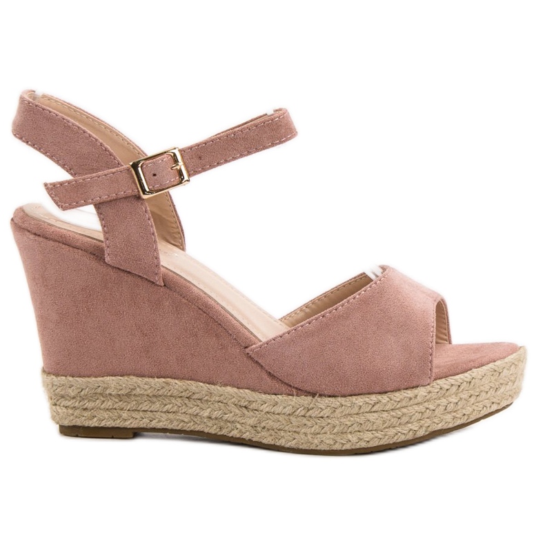 Bello Star Espadrilles-Sandalen rosa