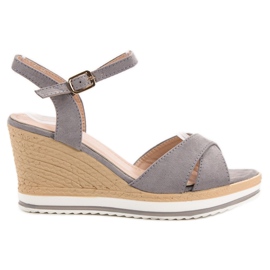 Anesia Paris Modische graue Sandalen