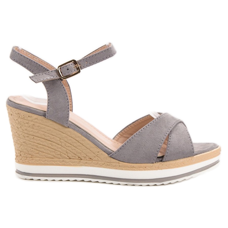 Anesia Paris Modische graue Sandalen