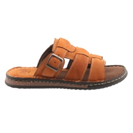 American Club Amerikanische Männer Flip Flops Leichtes Podka06 Brown braun