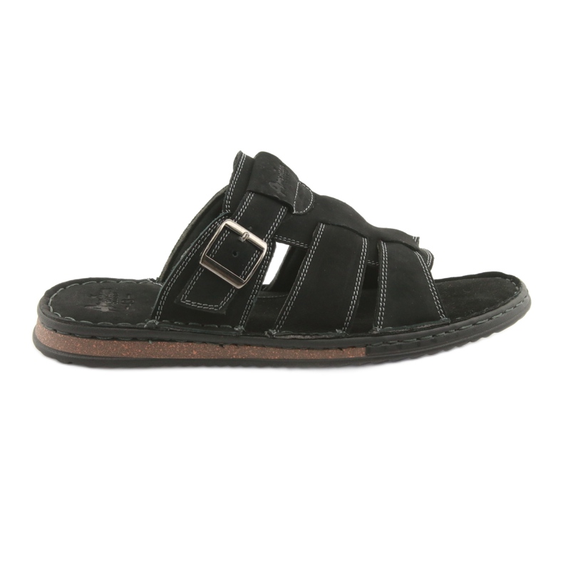 American Club Amerikanische Männer Flip Flops Leichtes Podka06 Schwarz