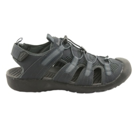 American Club American HL02 marineblaue Sportsandalen
