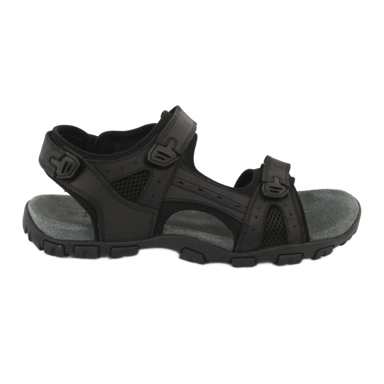 American Club American RL06 / 20 schwarze Sportsandalen