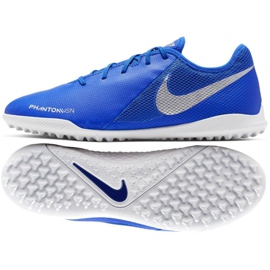 Fußballschuhe Nike Phantom Vsn Academy Tf M AO3223-410 blau mehrfarbig