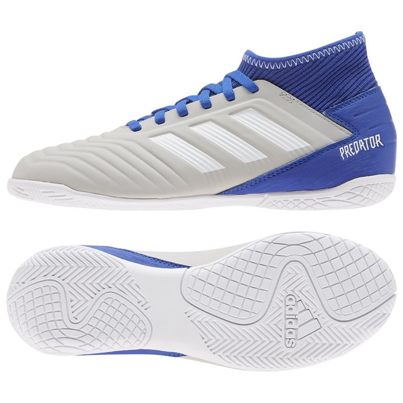 Hallenschuhe adidas Predator 19.3 In Jr CM8545 mehrfarbig grau