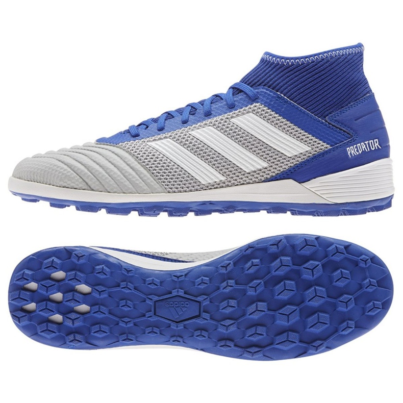 Adidas Predator 19.3 Tf M BC0555 Fußballschuhe mehrfarbig blau