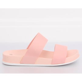 Rosa CK66P Rosa Hausschuhe mit Gummistreifen