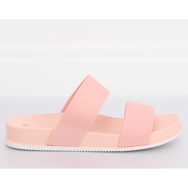 Rosa CK66P Rosa Hausschuhe mit Gummistreifen