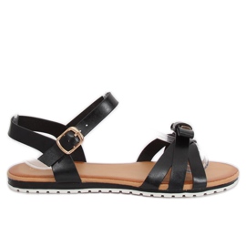 Schwarze Damensandalen G210 Schwarz