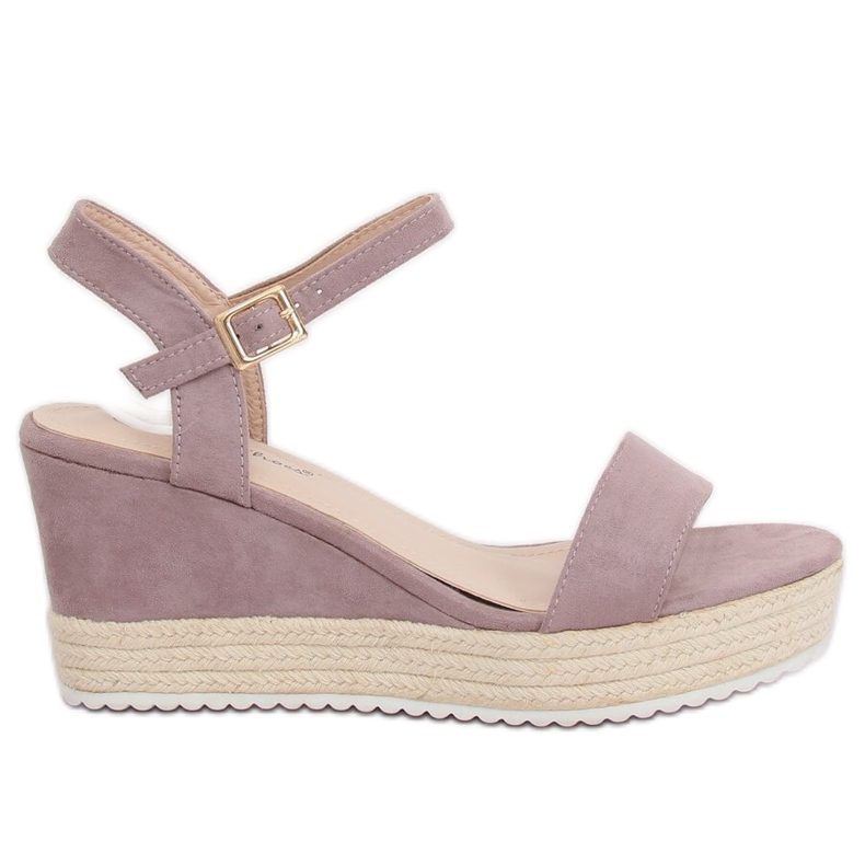 Violette Keilsandalen Espadrilles LY9109 Lila
