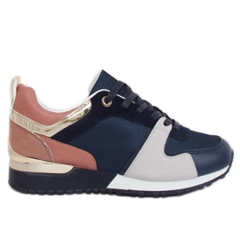 Blaue B-01 Blaue Sportschuhe mehrfarbig marineblau