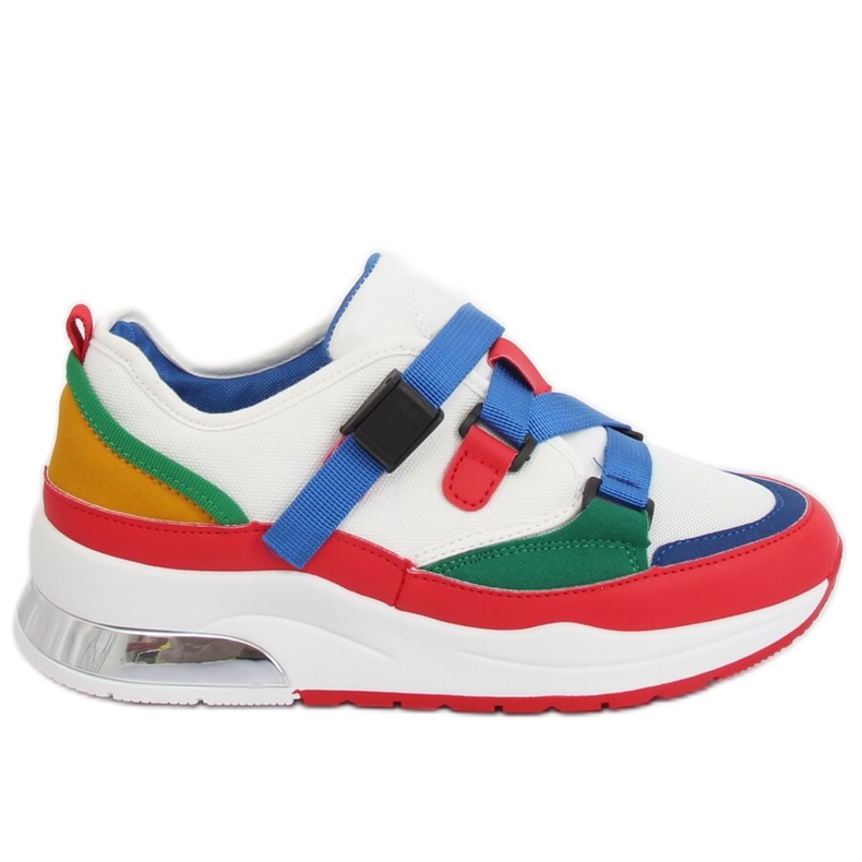 Farbige 8801 Blaue Sportschuhe weiß mehrfarbig