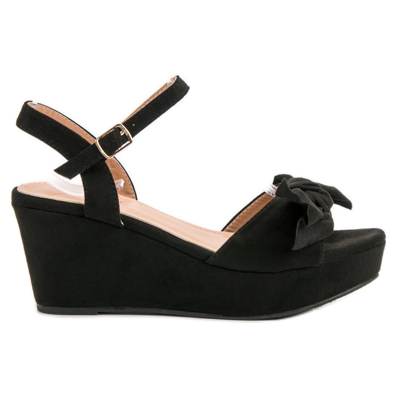 SHELOVET Sandalen auf der Plattform schwarz