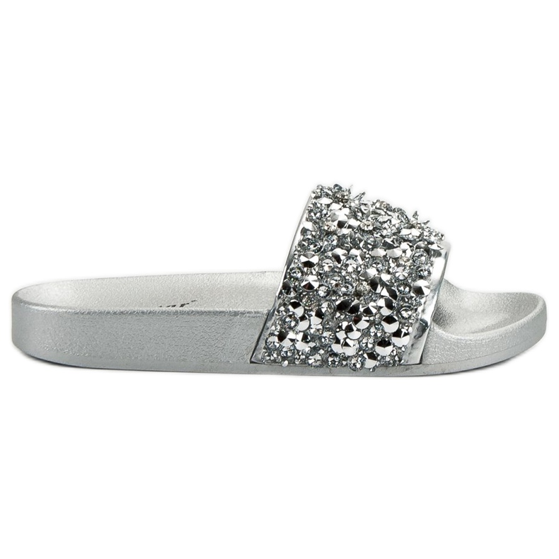 Seastar Elegante silberne Hausschuhe grau