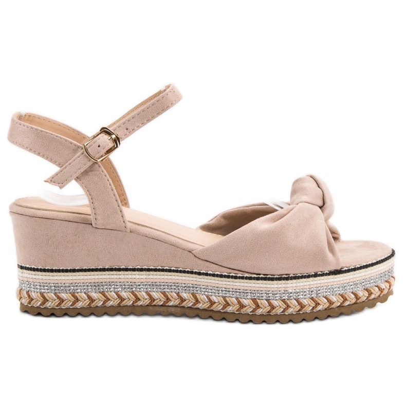 Groto Gogo Espadrilles-Sandalen aus Wildleder braun