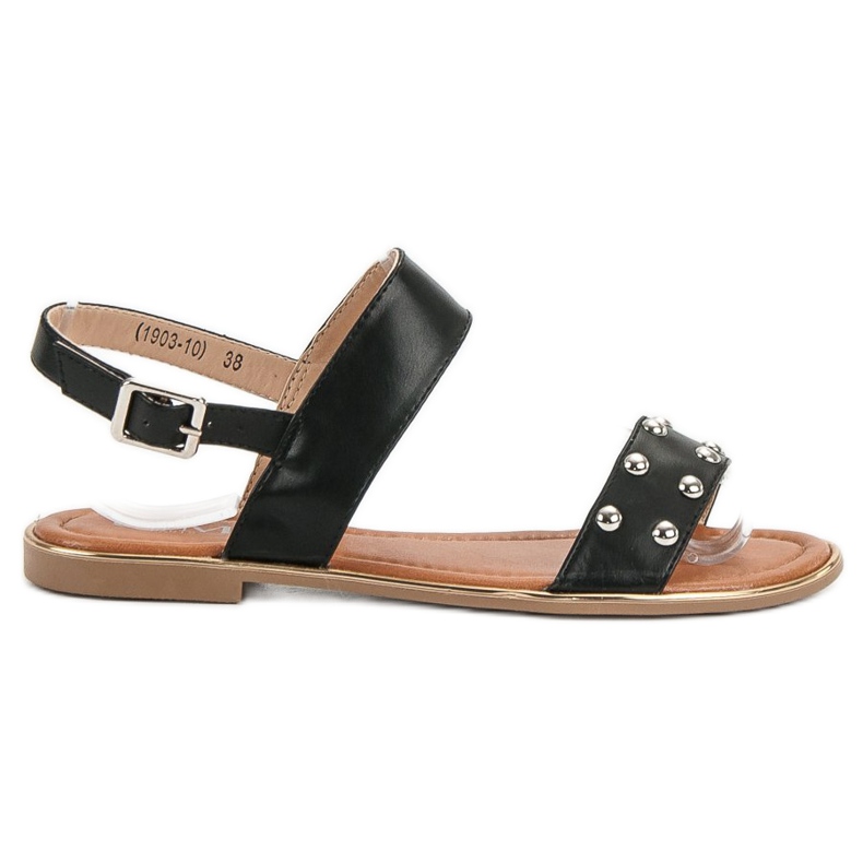 Cm Paris Sandalen mit Strasssteinen schwarz