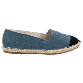 VICES Denim-Espadrilles blau