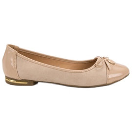 RTX WALK Ballerina mit Schleife beige