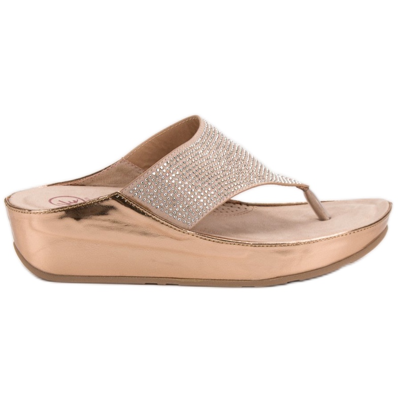 Kylie Keilsandalen gelb mehrfarbig