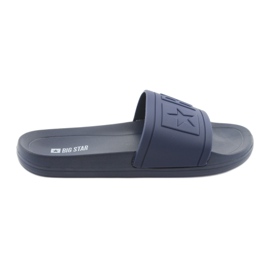 Big Star Hausschuhe profiliert 174688 marineblau