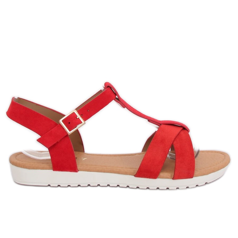 Rote Damensandalen X567 Chine Se Red