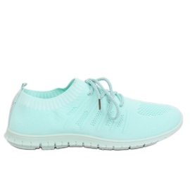 Blaue Sportschuhe B111-10 Mint Green