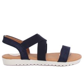 Marineblaue Sandalen für Damen X565 Navy navy blau