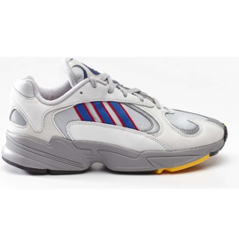 Adidas Yung 1 127 Gray Two Collegiate Royal Scarlet grau mehrfarbig