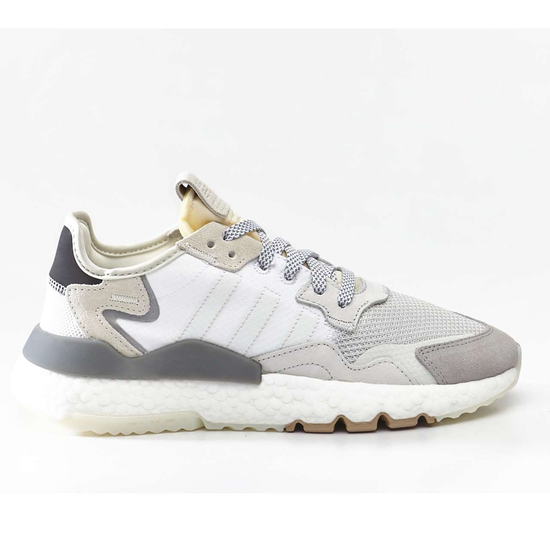 Adidas Nite Jogger 950 Cloud White Crystal White Core Schwarz weiß grau mehrfarbig