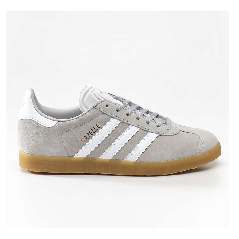 Adidas Gazelle 873 Grey Two Cloud White Gum grau