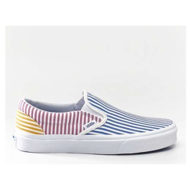 Vans Klassische Slip On VM0 Deck Club Mix Stripes mehrfarbig