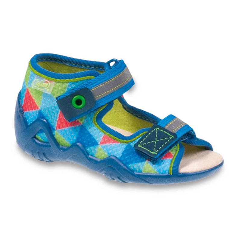 Befado gelbe Kinderschuhe 250P059 blau mehrfarbig