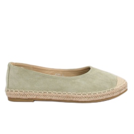 Grüne Ballerina Espadrilles N-2980 L.GRÜN