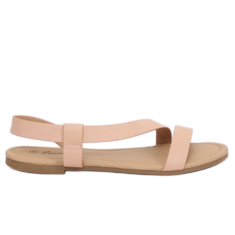 Damensandalen beige und pink 938 Beige