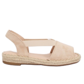Beige Espadrilles für Damen SA-2893 Beige
