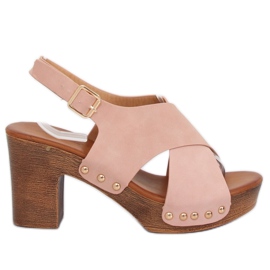 Sandalen ala pink Clogs D-131 Pink rosa