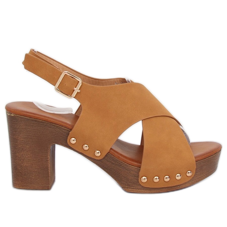 Sandalen ala Camel Clogs D-131 Camel braun