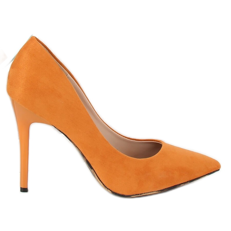Pumps auf einem Kamel 9003-18 Orange Pin mehrfarbig