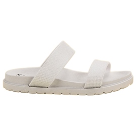 Seastar Glänzende Hausschuhe weiß