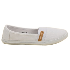 Komfortabler VICES Slipony weiß