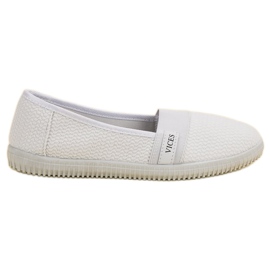 Weiße VICES Slipons