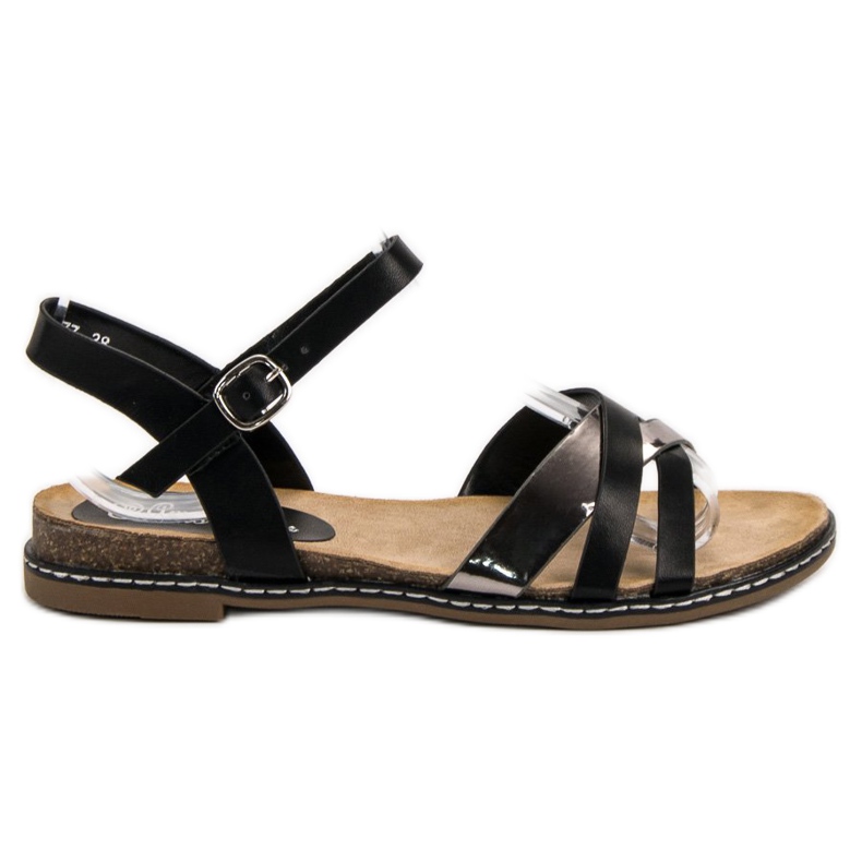 SHELOVET Lässige Sandalen schwarz