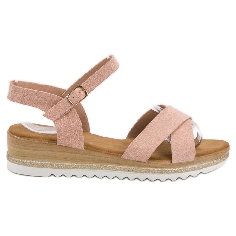 Bello Star Sandalen aus Wildleder rosa