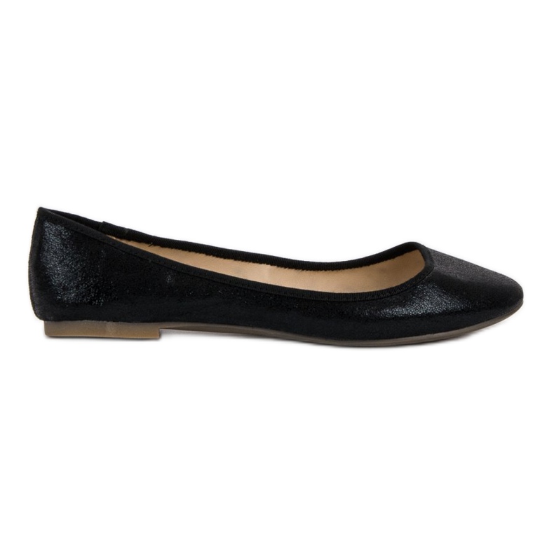 SHELOVET Schwarze Ballerinas