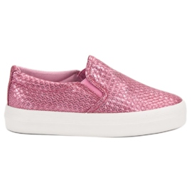 SHELOVET Rosa Slip-On-Sneakers