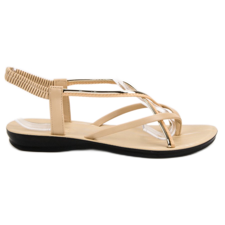 Camo Beige Slip-On Sandalen